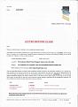 Letter before claim with correct post code for site.