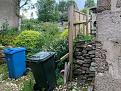 Boundary fence, partly removed.