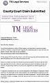 Email from TMlegal about their intention to submit county court proceedings back in July. This was what prompted my phone call to them on the 21st because they hadn�t sent me the CCA